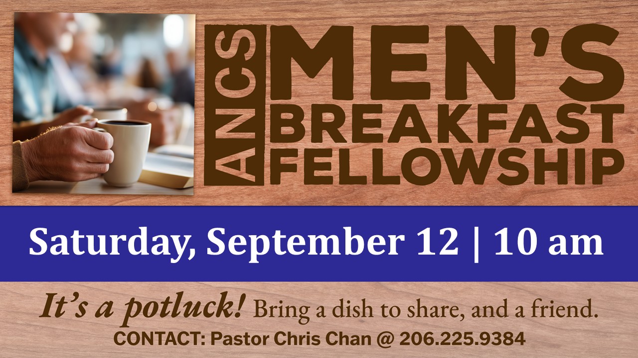 September Men’s Breakfast Fellowship