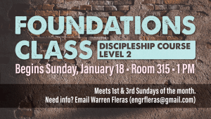 Foundations Class - Level 2