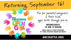 Parents & Preschoolers Open Gym Time